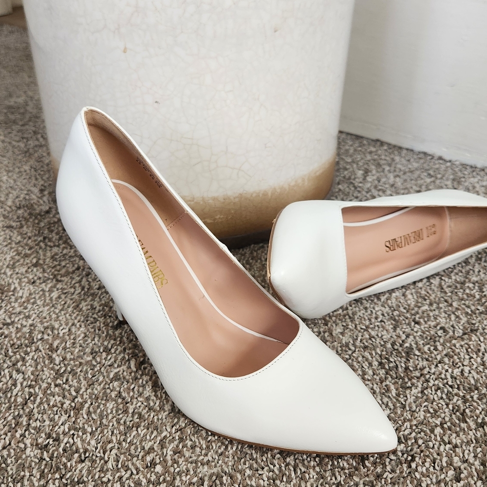 Elegant White Heels